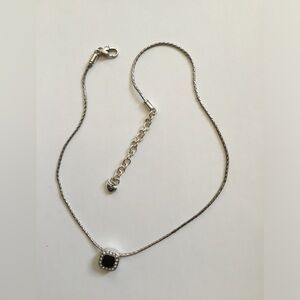 Brighton black/gold reversible stone necklace